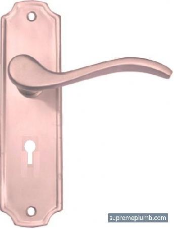 Barcelona Lever Lock Satin Nickel